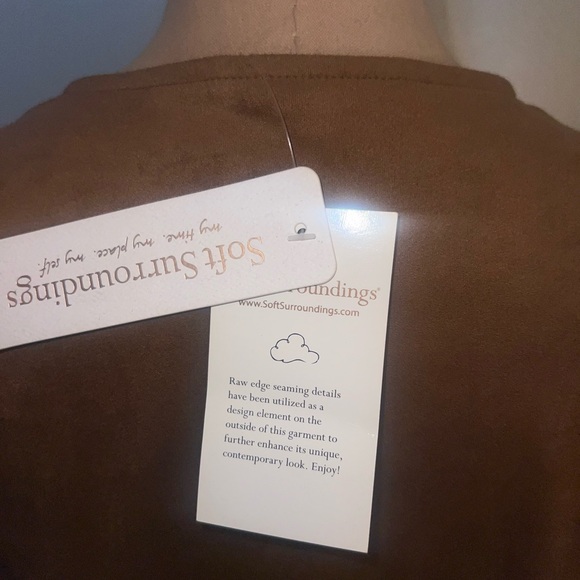 Soft Surrounding Ultra Soft Cardi in Brown - Picture 4 of 7